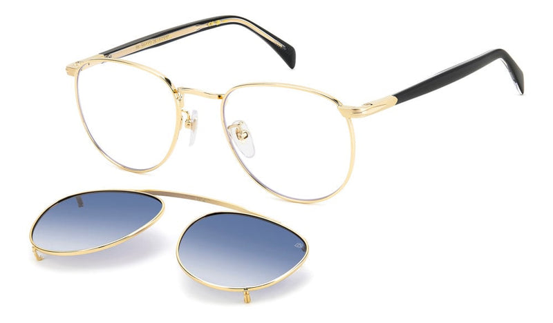 HLZ7 - RHLZ7 GOLD BLCK / Z7 BLUE SHADED POLARIZED