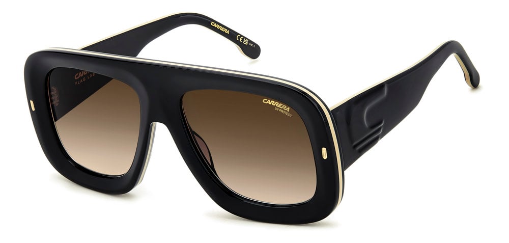 M2HA - 2M2HA BLK GOLD B / HA BROWN SHADED
