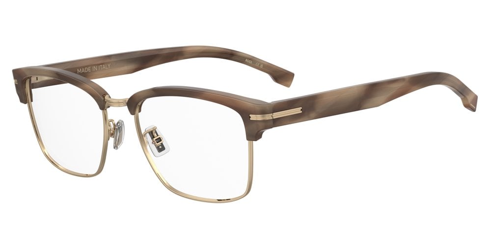 QZO7 - HQZO7 BROWNHORN / O7 GREEN LIGHTGREEN ANTIREFLEX
