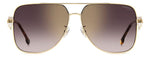 4WYK - 24WYK GDBEIGHV G / YK GOLD MIRROR ON BURGUNDY SHADED