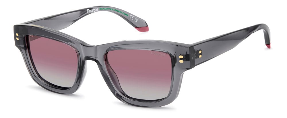 B7JR - KB7JR GREY1 / JR BURGUNDY SHADED POLARIZED