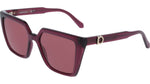 612 - TRANSPARENT BURGUNDY / 