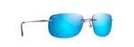 B334-02D - Gunmetal / Blue Hawaii