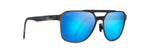B607-14 - Brushed Dark Gunmetal / Blue Hawaii
