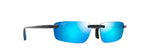 B630-02 - Shiny Black with Blue / Blue Hawaii