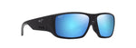 B664-02 - Matte Black / Blue Hawaii