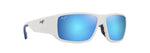 B664-05 - Matte White / Blue Hawaii
