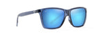 B864-03 - Dark Translucent Blue / Blue Hawaii