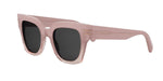 72A - Acetate Shiny Light Pink / Smoke