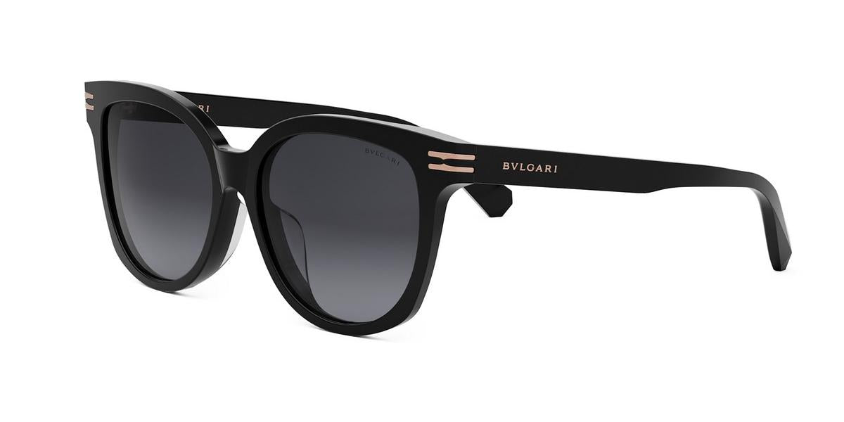 01B - Acetate Shiny Black with Grey Gradient lenses