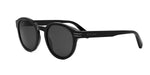 01A - Acetate Shiny Black with Grey Normal lenses / 