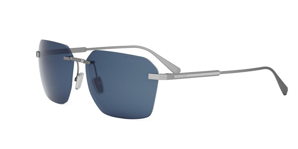 17V - Titanium Matte Silver with Blue Normal lenses