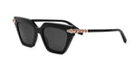01A - Acetate Shiny Black with Grey Normal lenses / 