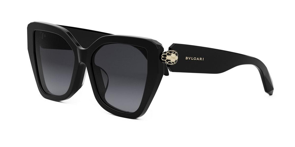 01B - Acetate Shiny Black with Grey Gradient lenses