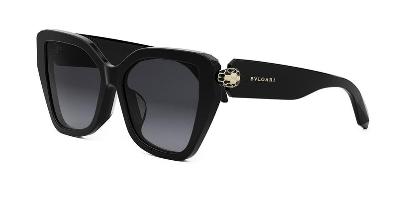 01B - Acetate Shiny Black with Grey Gradient lenses
