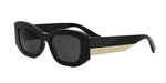 01A - Acetate Shiny Black with Grey Normal lenses / 