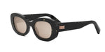 05L - Acetate Shiny Black with Yellow Mirror lenses / 