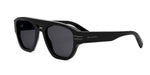 01D - Acetate Shiny Black with Grey Polarized lenses / 
