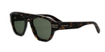 52N - Acetate Shiny Havana with Green Normal lenses / 