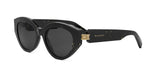 05A - Acetate Shiny Black with Black Normal lenses / 