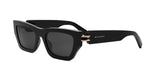 01A - Acetate Shiny Black with Black Normal lenses / 