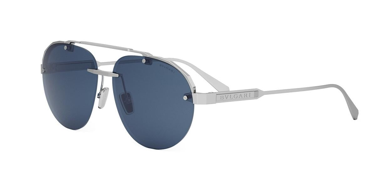 17V - Titanium Matte Silver with Blue Normal lenses