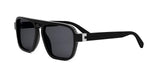 02D - Acetate Matte Black with Black Polarized lenses / 