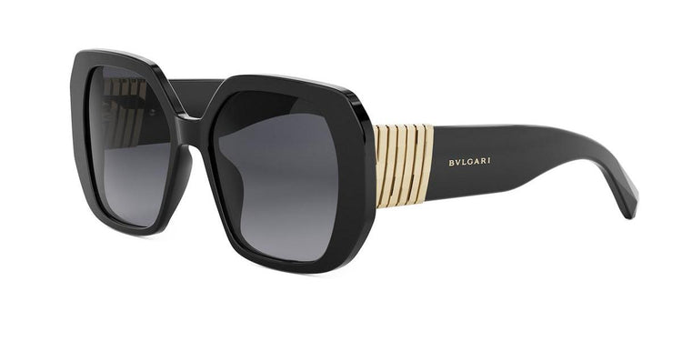 01B - Acetate Shiny Black with Grey Gradient lenses