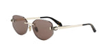 33E - Metal Shiny Yellow with Brown Normal lenses / 