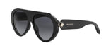 01B - Acetate Shiny Black with Grey Gradient lenses / 