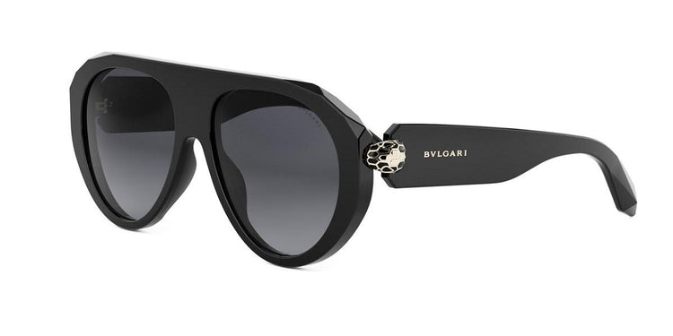01B - Acetate Shiny Black with Grey Gradient lenses