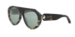 56N - Acetate Shiny Havana with Green Normal lenses / 
