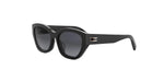 01B - Acetate Shiny Black with Grey Gradient lenses