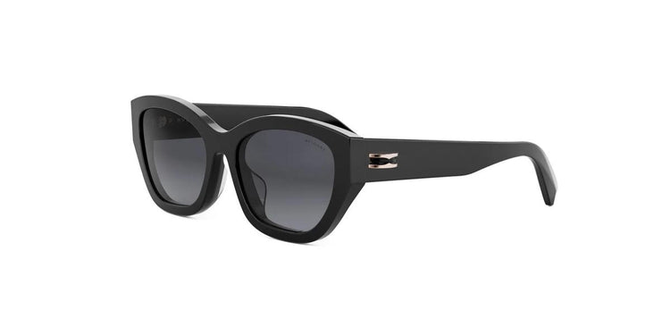 01B - Acetate Shiny Black with Grey Gradient lenses