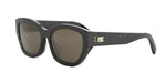 05E - Acetate Shiny Black with Brown Normal lenses / 