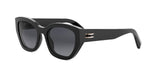 01B - Acetate Shiny Black with Grey Gradient lenses / 