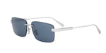 17V - Titanium Matte Silver with Blue Normal lenses / 