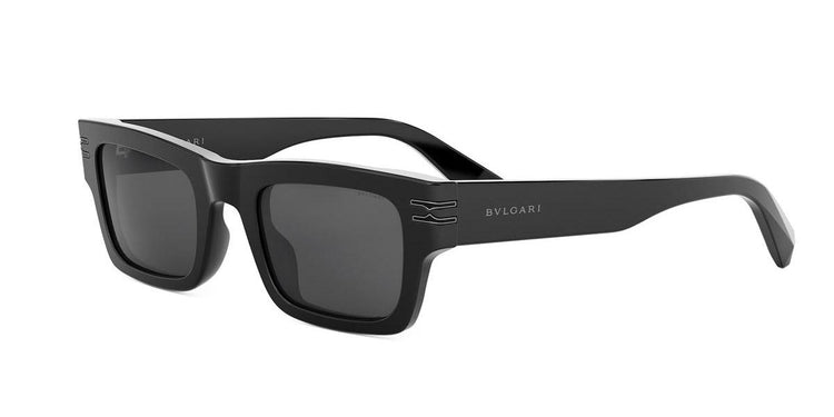 01A - Acetate Shiny Black with Grey Normal lenses