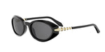 01A - Acetate Shiny Black with Grey Normal lenses / 