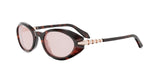 54Y - Acetate Shiny Havana with Rose Normal lenses / 
