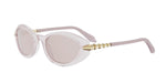 72G - Acetate Shiny Rose with Rose Mirror lenses / 