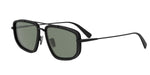 02N - Metal Matte Black with Green Normal lenses / 