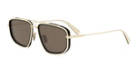 33E - Metal Shiny Yellow with Brown Normal lenses / 