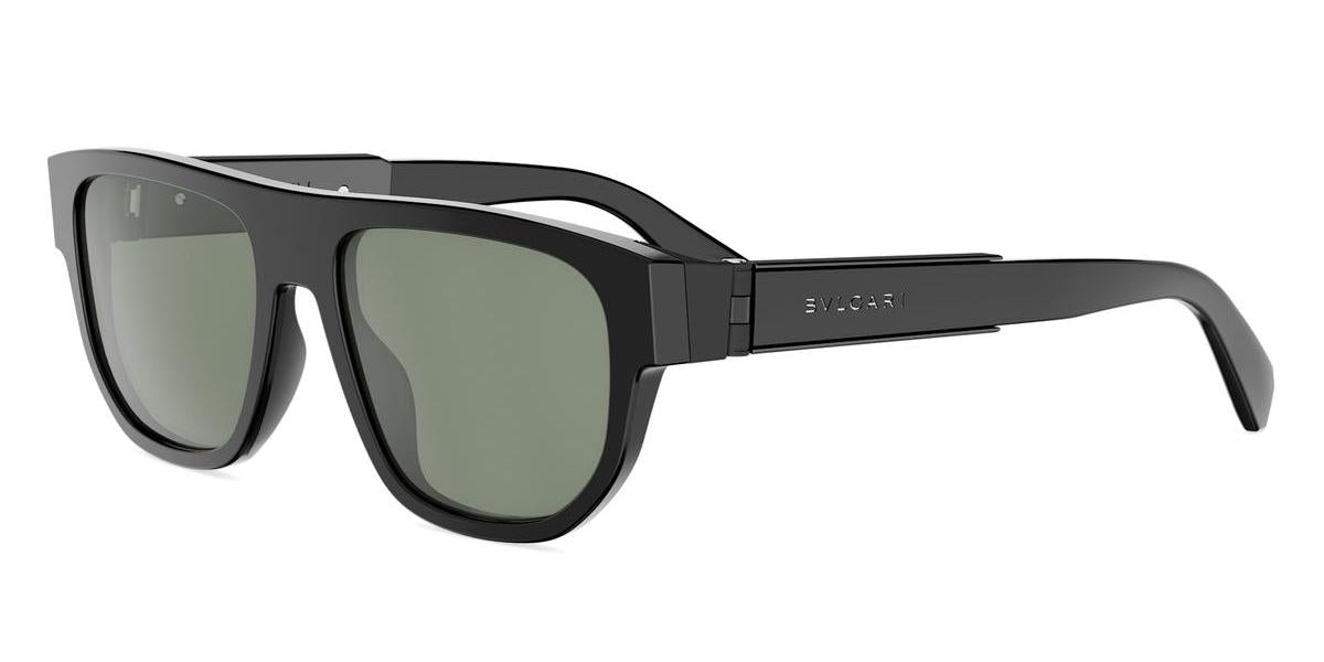 01N - Acetate Shiny Black with Green Normal lenses