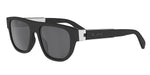 02D - Acetate Matte Black with Grey Polarized lenses / 