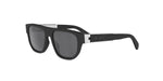 02D - Acetate Matte Black with Grey Polarized lenses / 