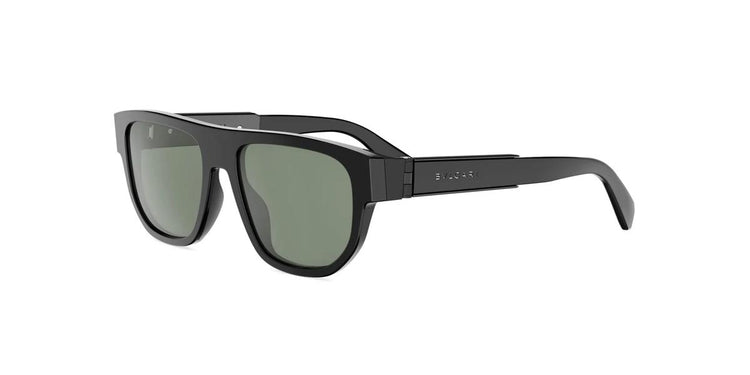 01N - Acetate Shiny Black with Green Normal lenses