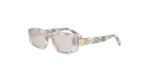 55C - Acetate Shiny Grey with Grey Mirror lenses / 