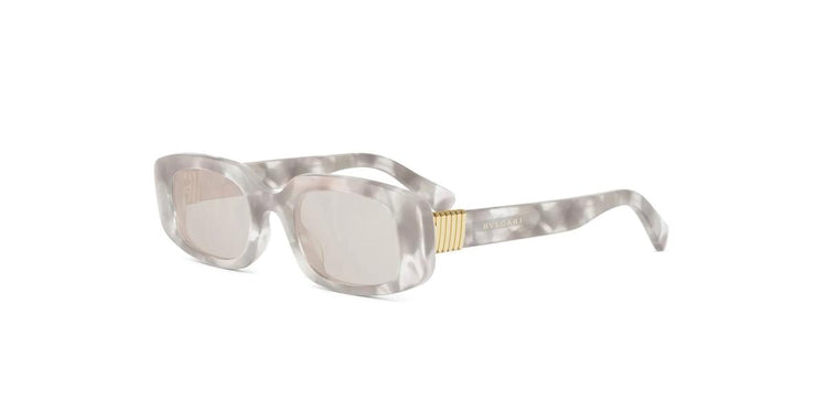 55C - Acetate Shiny Grey with Grey Mirror lenses