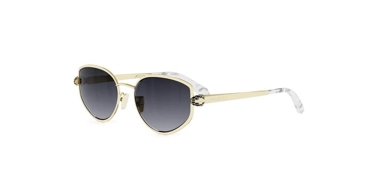 33B - Metal Shiny Gold with Grey Gradient lenses
